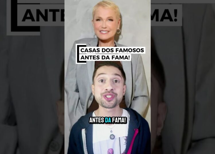 CASAS DE FAMOSOS ANTES DA FAMA!😱