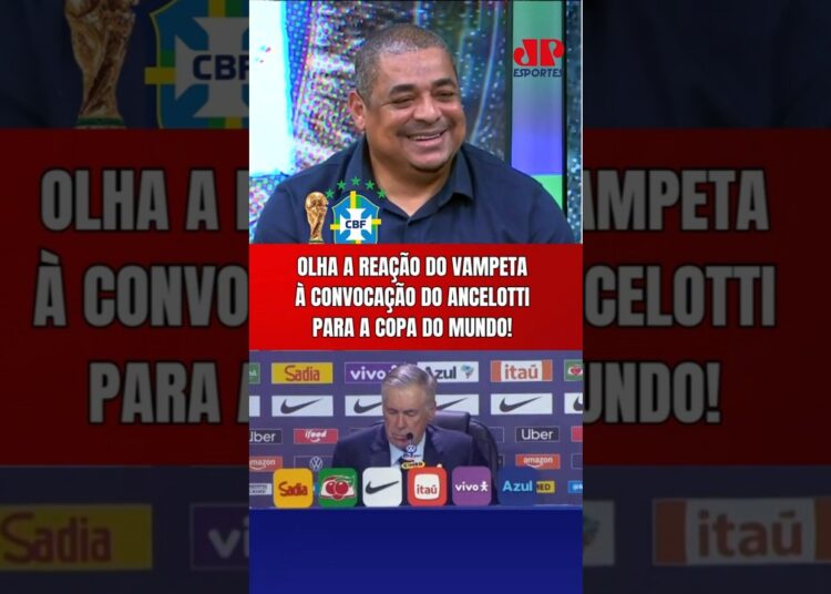 NEYMAR CONVOCADO! OLHA A REAÇÃO DO VAMPETA À CONVOCAÇÃO DA SELEÇÃO DE ANCELOTTI PARA A COPA DO MUNDO