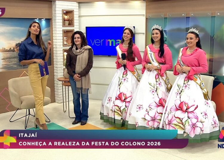 Conheça a nova realeza da Festa do Colono 2026 em Itajaí