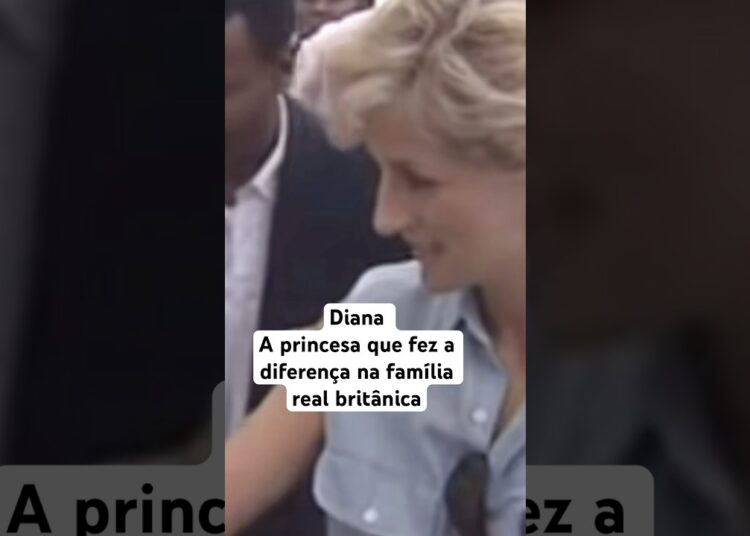 A princesa que desafiou a realeza e mudou o mundo. díana não fazia caridade para as câmeras #shorts