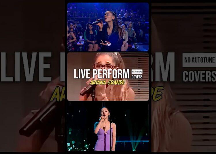 NO AUTOTUNE Just Live Perform. Which One Is The Best? 😱 #arianagrande #shorts