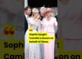 Sophie taught Camilla a lesson. #royal #diana #camilla #sophie