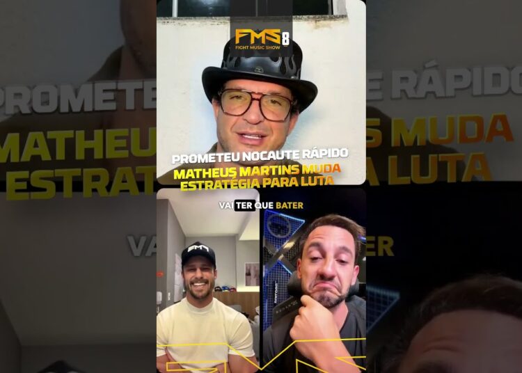 MATHEUS MARTINS diz que irá NOCAUTEAR rápido LUIZ MESQUITA