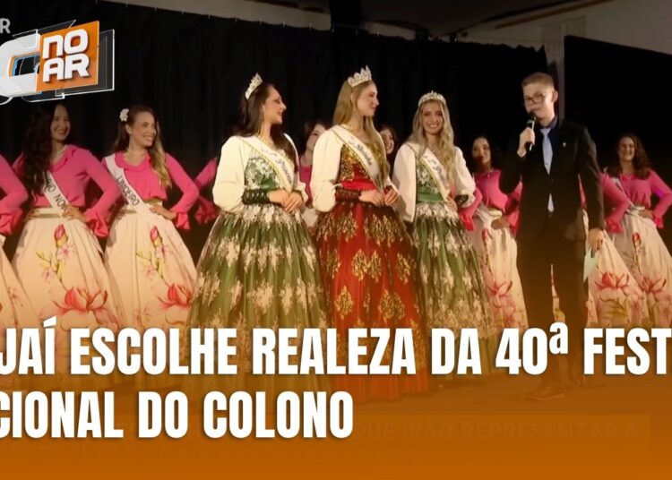 Itajaí escolhe nova realeza da tradicional Festa do Colono