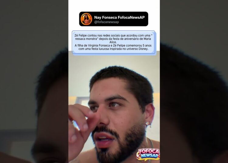 que acordou com ressaca após festa de Maria Alice #famosos #fofoca