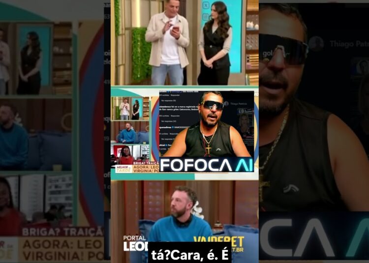 LEO DIAS SABE TUDO O FLAGRA DA VIRGÍNIA EM MADRID! 😱✈️ #fofocaai