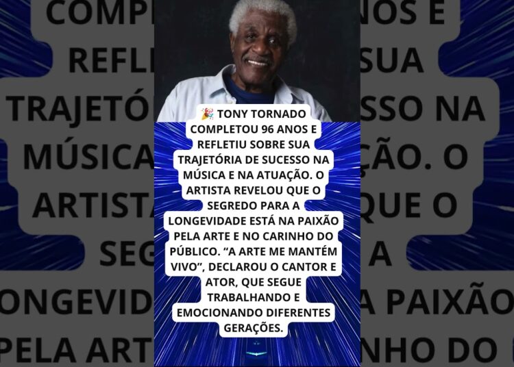 TONY TORNADO REVELA SEGREDO DA LONGEVIDADE AOS 96 ANOS!