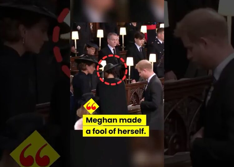 Meghan made a fool of herself! #royal #royalfamily