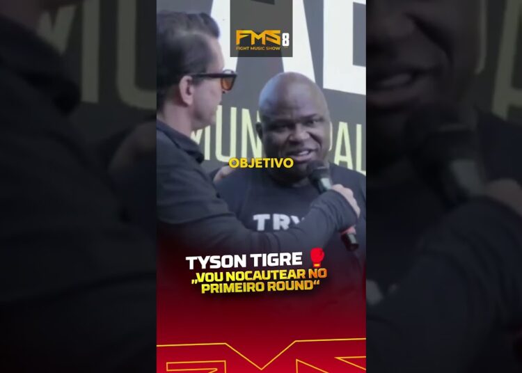 TYSON TIGRE promete nocaute no PRIMEIRO ROUND