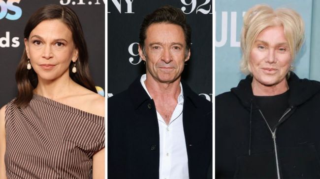 A resposta de Hugh Jackman ao drama de Sutton Foster e ex-mulher