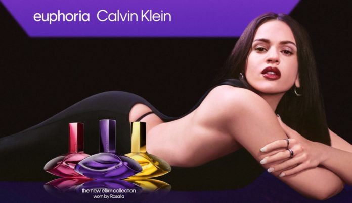 A vencedora do GRAMMY ROSALÍA lidera a nova campanha Euphoria Elixirs da Calvin Klein com músicas de seu álbum ‘LUX’