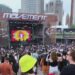 Amantes da música participam do último dia do Movement Festival em Detroit
