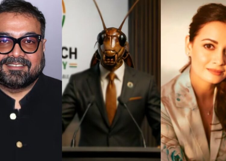 Anurag Kashyap e Dia Mirza participam da festa viral Cockroach Janta no Instagram