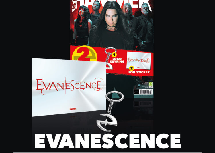 “As coisas estão ficando fora de controle!” Evanescence está na capa da última edição da Metal Hammer, que vem com dois brindes exclusivos