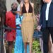 Bella Hadid usa um vestido vintage Jean Paul Gaultier frente única durante o Festival de Cinema de Cannes