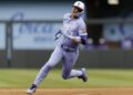 Bobby Witt Jr. do Royals acertou um home run com um ângulo de lançamento negativo de 6 graus