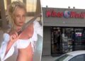Britney Spears filmada em uma loja de bebidas antes de supostas travessuras em restaurantes com facas