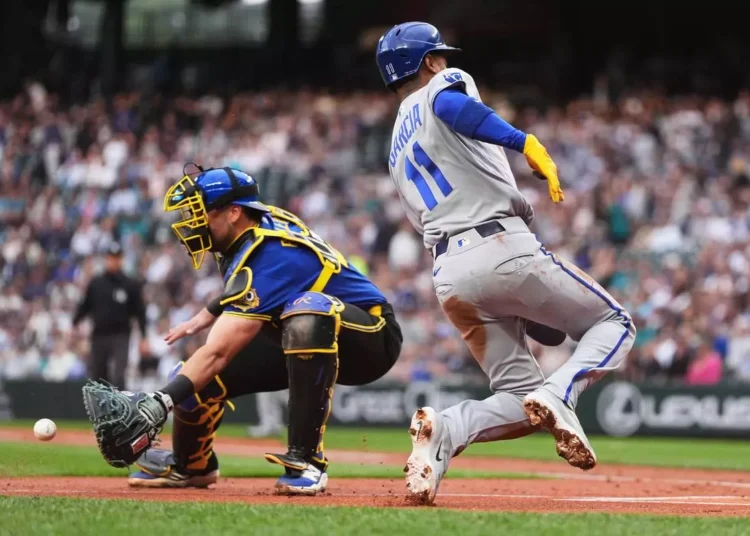 Catcher Cal Raleigh is out of the Mariners’ lineup vs. Royals again with a sore side