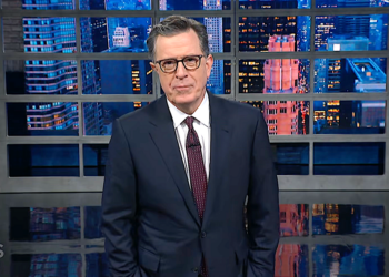 Colbert incendeia as notícias de sua própria rede devido a um grande erro durante a viagem de Trump à China