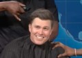Colin Jost quase corta o cabelo por causa da piada de ‘atualização de fim de semana’ de Micheal Che