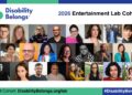 Disability Belongs revela participantes do grupo virtual para o laboratório de entretenimento de 2026