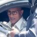 Dwayne Johnson parou em Los Angeles depois de comemorar a homenagem de Emily Blunt e Stanley Tucci na Calçada da Fama