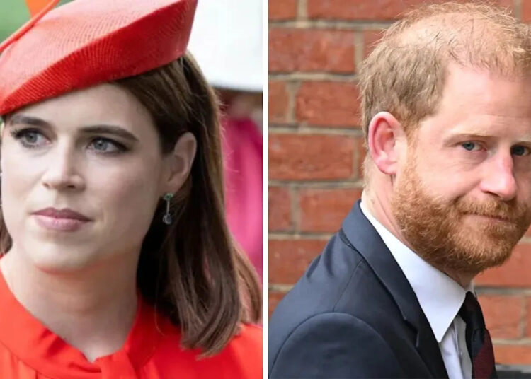 Eugenie supostamente 'furiosa' com o comentário 'brutal' de Harry sobre o bebê durante a gravidez - eles costumavam ter o 'relacionamento mais caloroso'