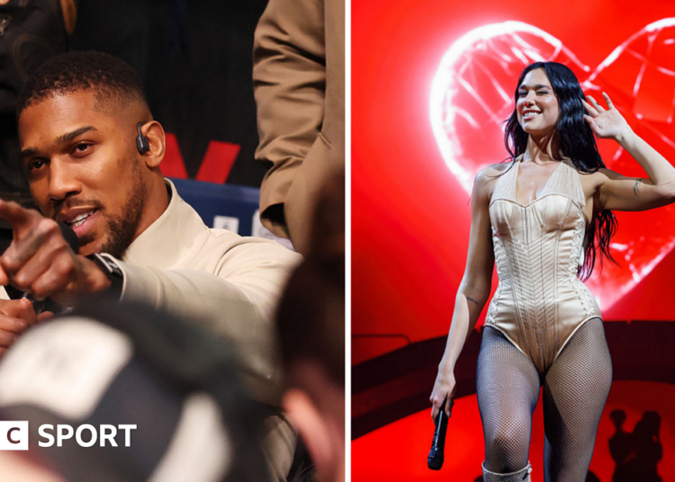 Fury vs Joshua: a estrela pop Dua Lipa não deve se apresentar no evento