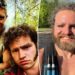 Gabe, irmão do ex-aluno de 'Alaskan Bush People', Matt Brown, visto conversando com a polícia durante uma busca