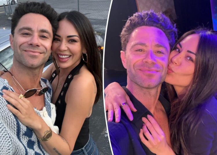 Janel Parrish compartilha mensagem de aniversário para o namorado Sasha Farber