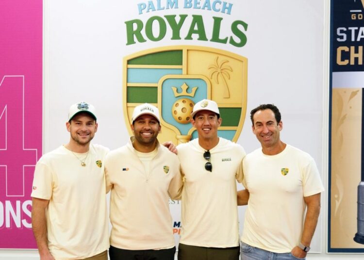 Jogo de pickleball com o Palm Beach Royals