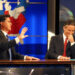 Jon Stewart surpreende Stephen Colbert com uma celebridade convidada e um presente de cancelamento no “The Late Show”