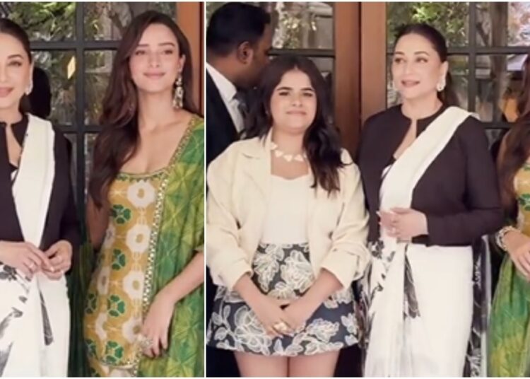 Madhuri Dixit e Triptii Dimri trollados enquanto a co-estrela Dharna é esnobada pelos paparazzi