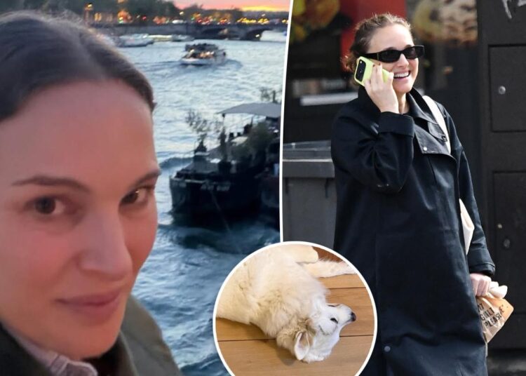 Natalie Portman dá um vislumbre da nova vida em Paris depois de abandonar os EUA
