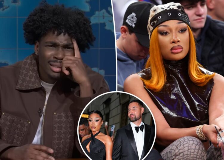 O comediante diz que Megan Thee Stallion precisa de um ‘homem de verdade’ após a separação de Klay Thompson no esboço de ‘SNL’