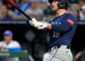 O home run de Mitch Garver faz com que os Mariners ultrapassem os Royals