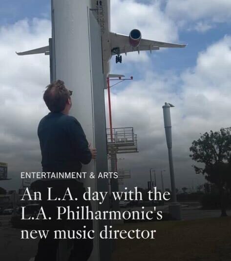 O novo diretor musical de LA Phil, Daniel Harding, é bem-vindo em Los Angeles