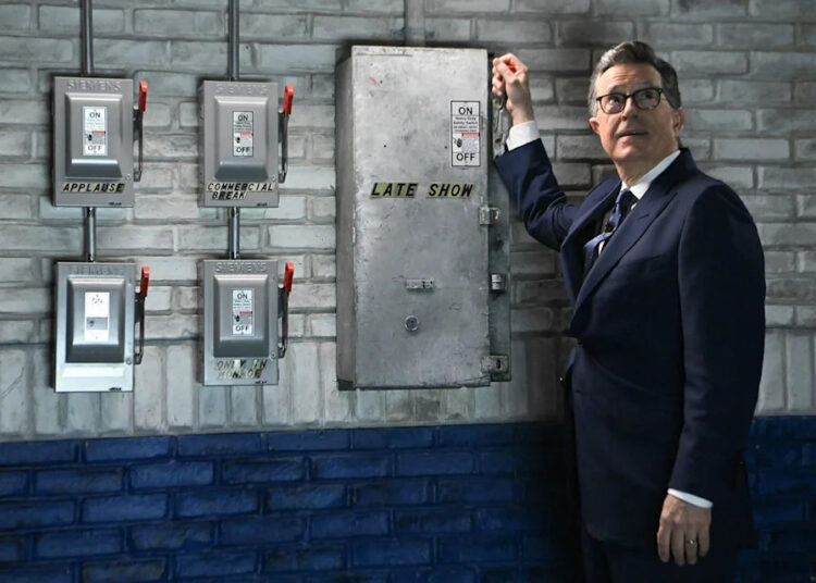 O set de “The Late Show” encontra um novo lar histórico após o cancelamento de Stephen Colbert