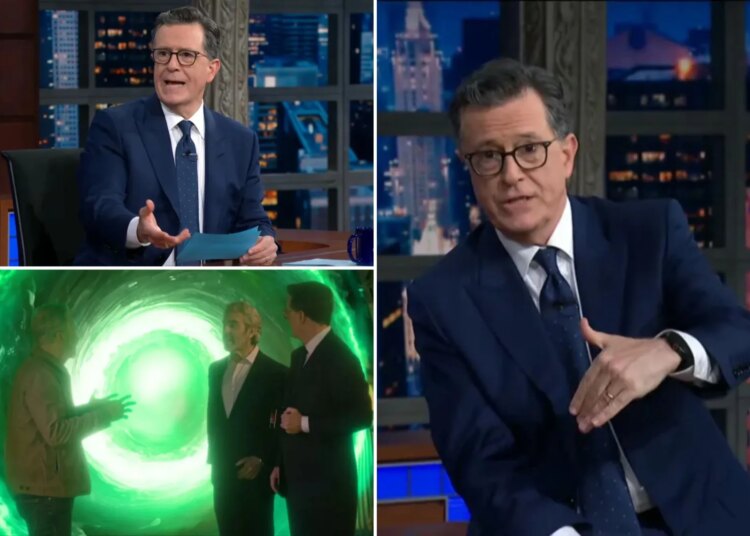 O último ‘Late Show’ de Stephen Colbert não foi nada engraçado ou emocionante - assim como seus últimos 11 anos