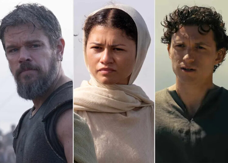 Por que Matt Damon e Tom Holland ficaram com ciúmes de Zendaya no set de “The Odyssey”