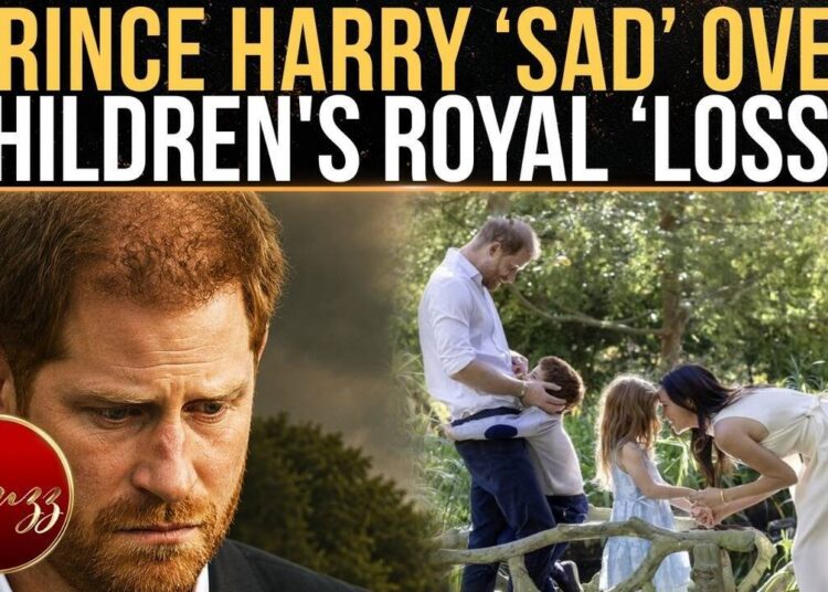 Príncipe Harry 'Heartbroken' Archie e Lilibet estão perdendo a infância real com seus primos