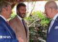 RHS Chelsea Flower Show: Charles e Camilla veem os jardins enquanto a proibição dos gnomos é suspensa