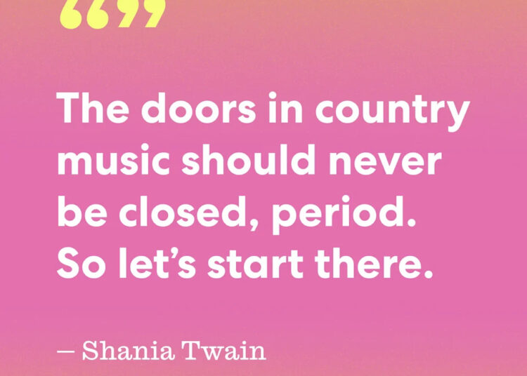 Shania Twain quebrou as portas da música country. Uma nova geração de mulheres está vindo atrás dela.