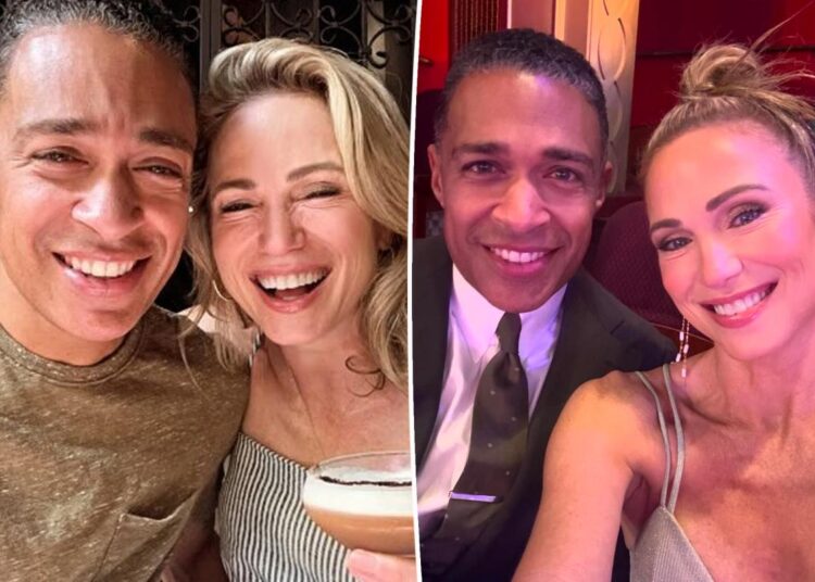 TJ Holmes e Amy Robach marcaram oficialmente a data do casamento