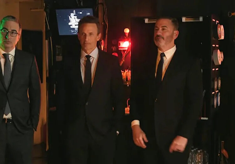“The Late Show” de Stephen Colbert termina com um buraco de minhoca que distorce a realidade, Strike Force Five, e uma música