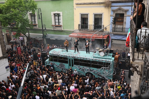 U2 filma novo videoclipe na Cidade do México