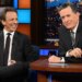 'Uma semana muito triste': Seth Meyers fala sobre a saída de Colbert da TV tarde da noite