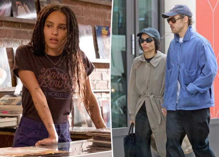 Zoë Kravitz critica Hulu 'cafona' por piada de Harry Styles