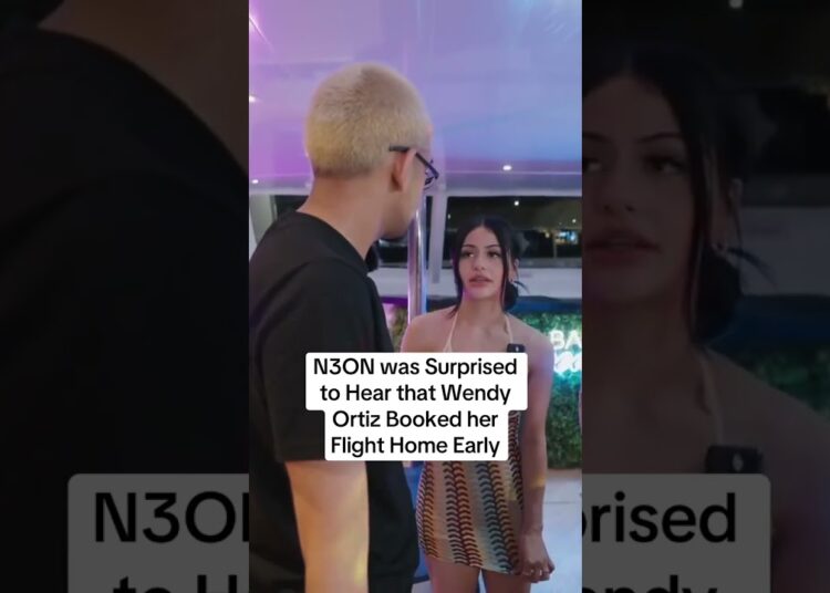 N3ON was Surprised to Hear that Wendy Ortiz Booked her Flight Home Early #n3on #brazil #wendyortiz