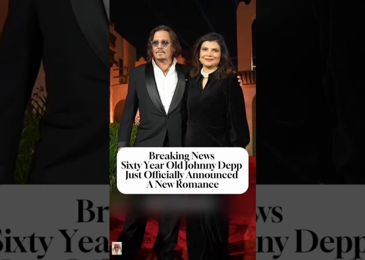 Breaking NewsSixty Year Old Johnny DeppJust Officially AnnouncedA New Romance#actor#acting#action